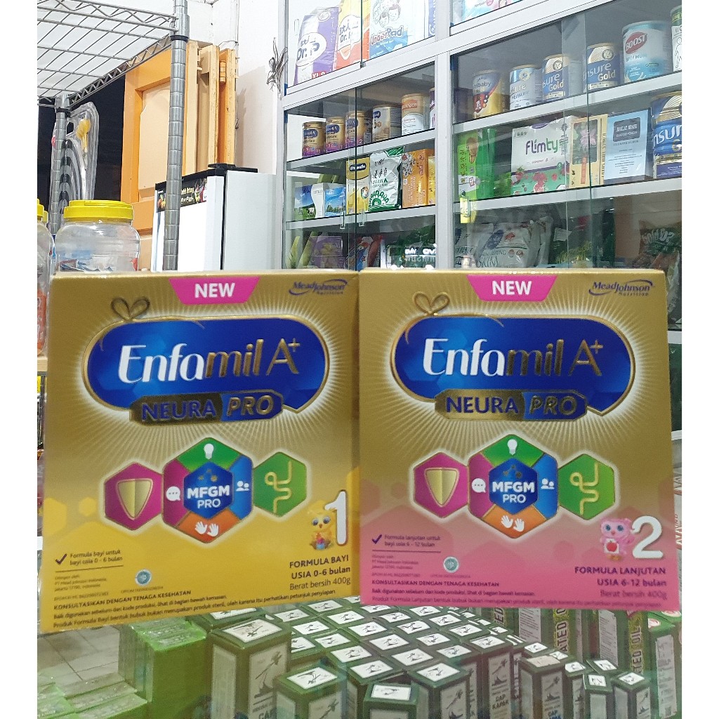 Enfamil A+ 1 & 2 kemasan 400 gr