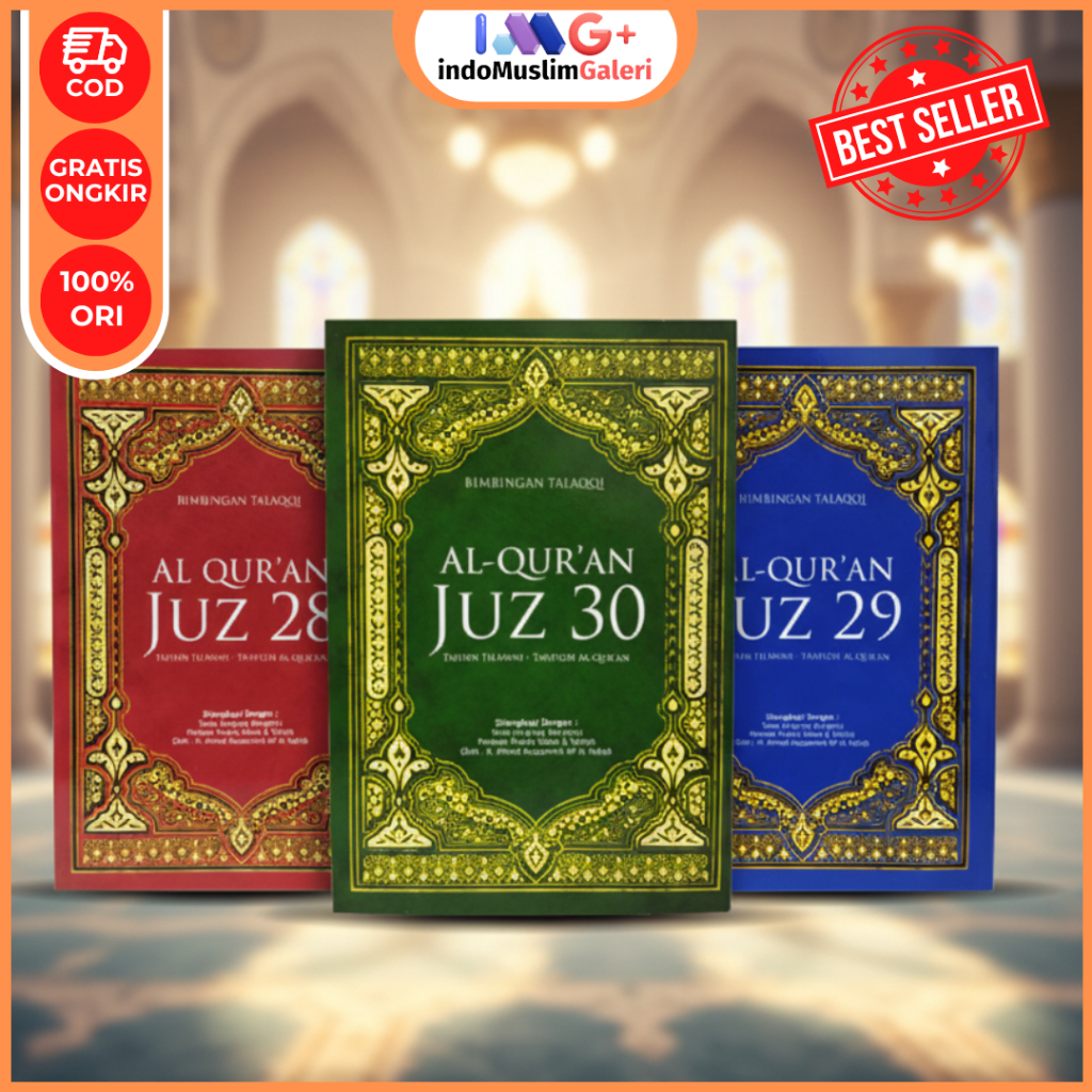 Bimbingan Talaqqi Al Quran Rasm Utsmani Juz 30,29,28 Tahsin Tilawah - Tahfidz Al Quran A5 Original