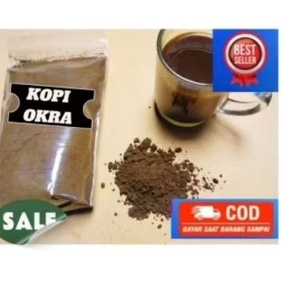 KOPI BUBUK OKRA 250gr coffee biji okra/bendi/bamia/ladysfinger kopi herbal untuk kesehatan