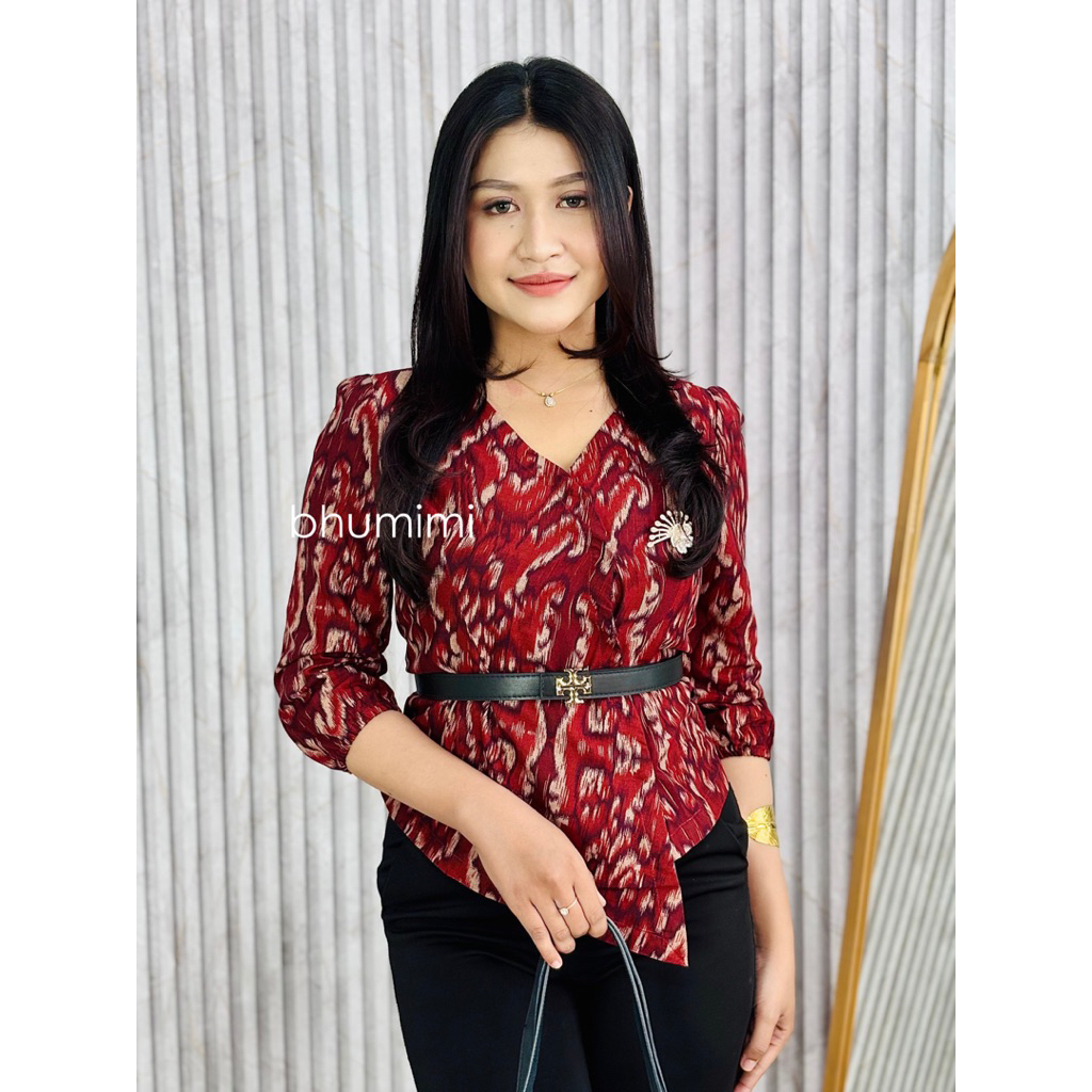 Atasan endek silang/atasan endek wanita murah