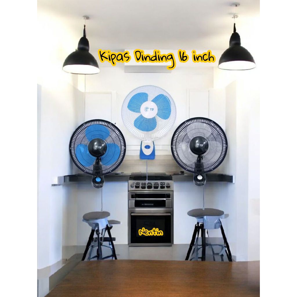 KIPAS ANGIN DINDING 16 INCH TD / KIPAS ANGIN 16 INCH / KIPAS ANGIN WALL FAN