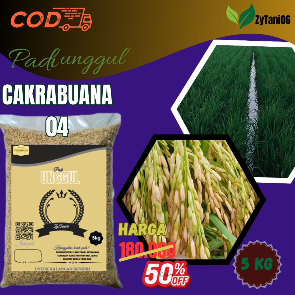 BENIH PADI CAKRABUANA 04 Kemasan 5kg