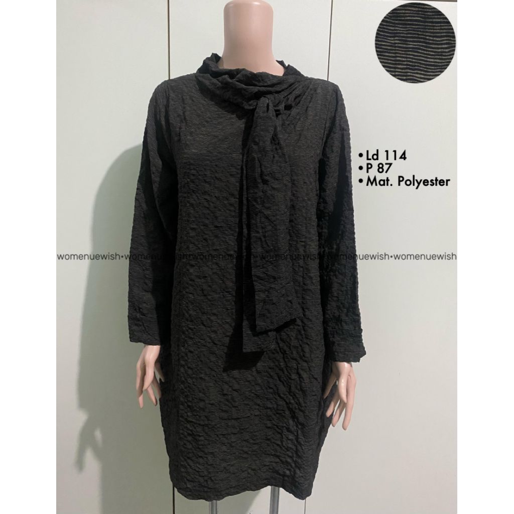 Midi Dress Lengan panjang