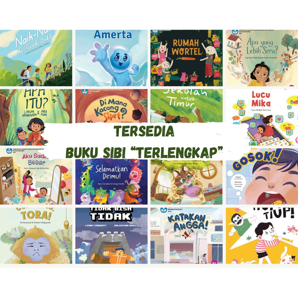 Buku Sibi Literasi Edukatif Anak TK PAUD