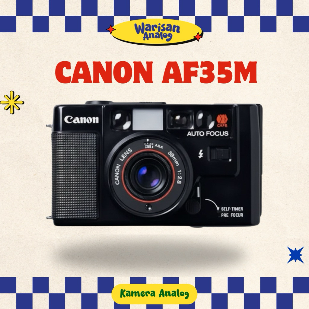 KAMERA ANALOG CANON AF35M | REUSABLE CAMERA FILM 35MM | KAMERA FILM