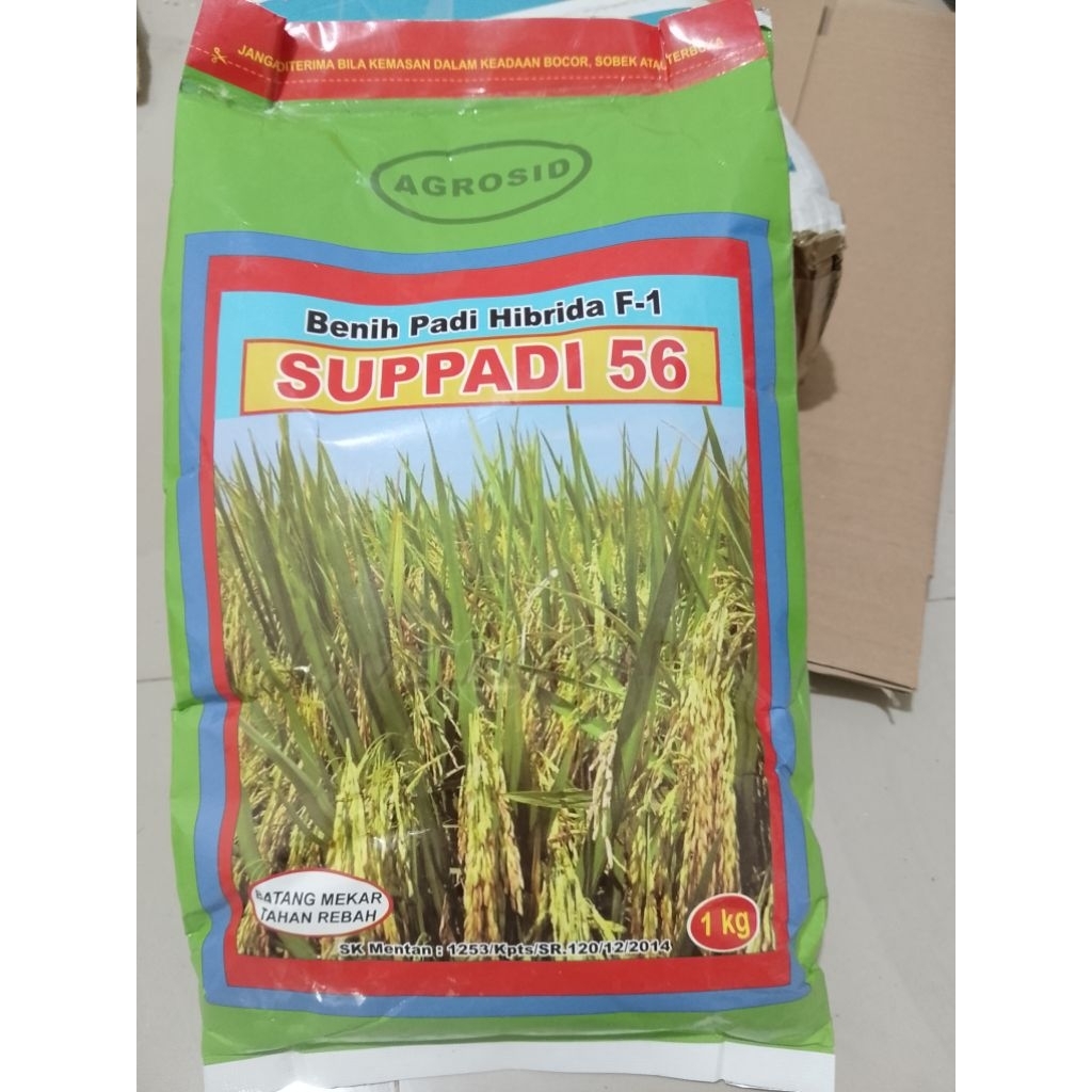 BIBIT BENIH PADI HIBRIDA F1 SUPPADI 56 1KG