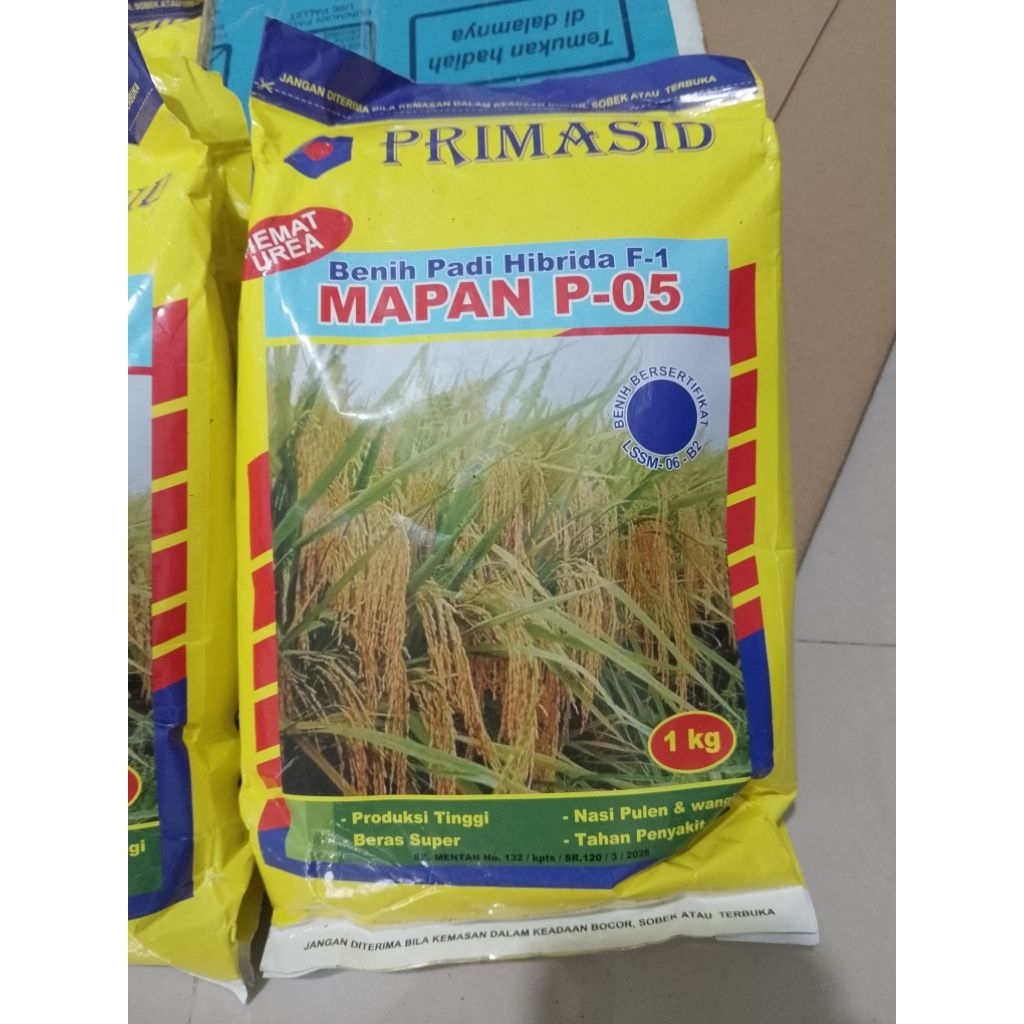 Benih Padi Bibit Mapan p05 Primasid Mapan 05 Hibrida 1kg