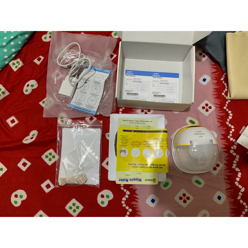 preloved LIKE NEW gabag kolibri maximo handsfree pumping free lecithin mom uung