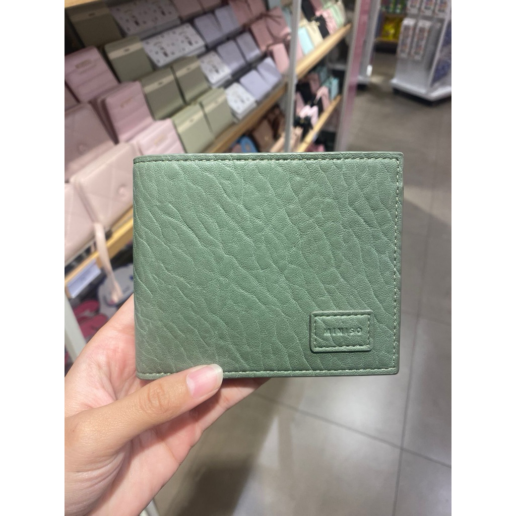 Miniso - Men's Elephant Pattern Wallet (Green)