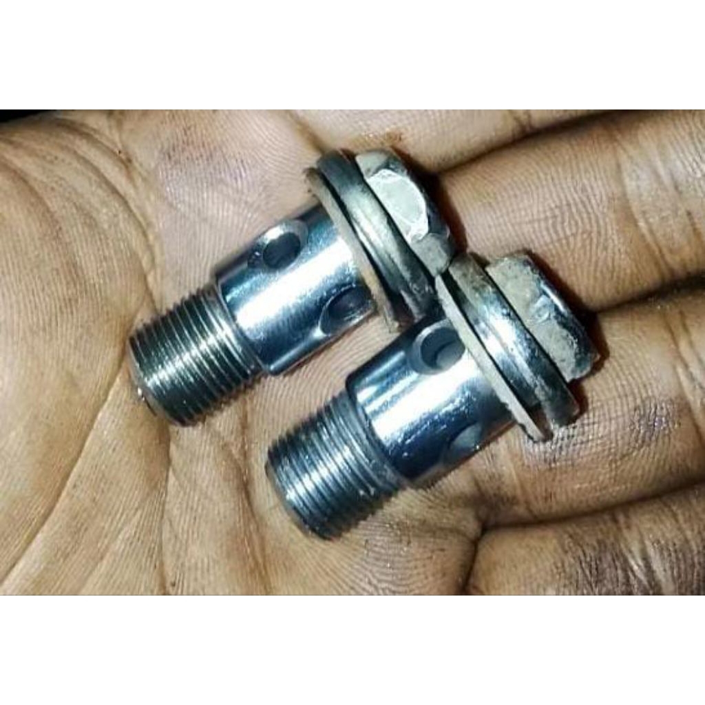 baut oil cooler kanan kiri ring tembaga suzuki satria fu