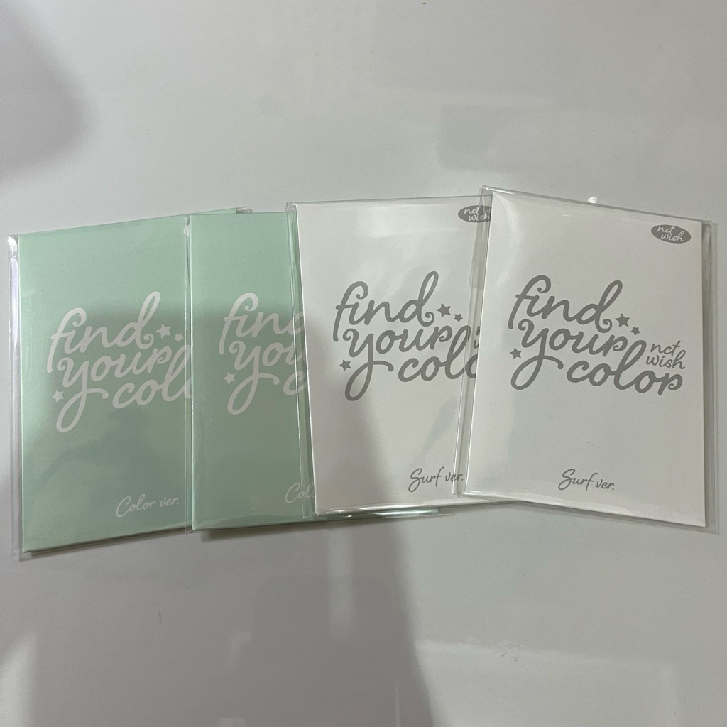 (Clearance sale) Trading card nct wish find your color surf color ver sealed ready stovk