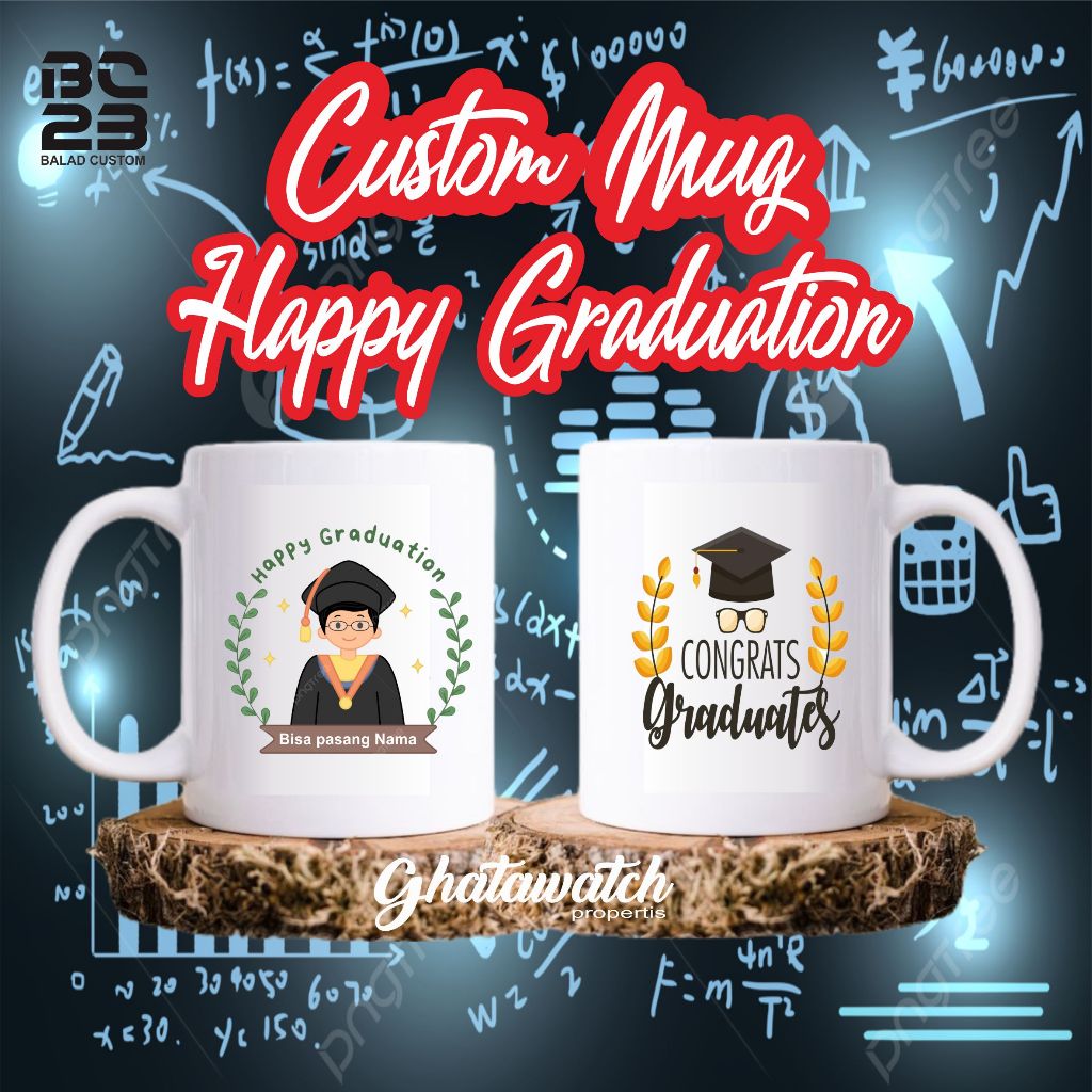 SOUVENIR MUG HARI GURU MUG GRADUATION HADIAH UNTUK GURU HADIAH UNTUK TEMAN