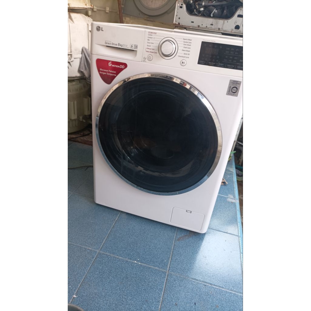 Mesin Cuci LG 8kg Front Loading