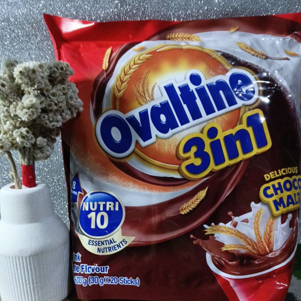 Ovaltine 3 IN 1 CHOCO MALT DRINK 20 sachet