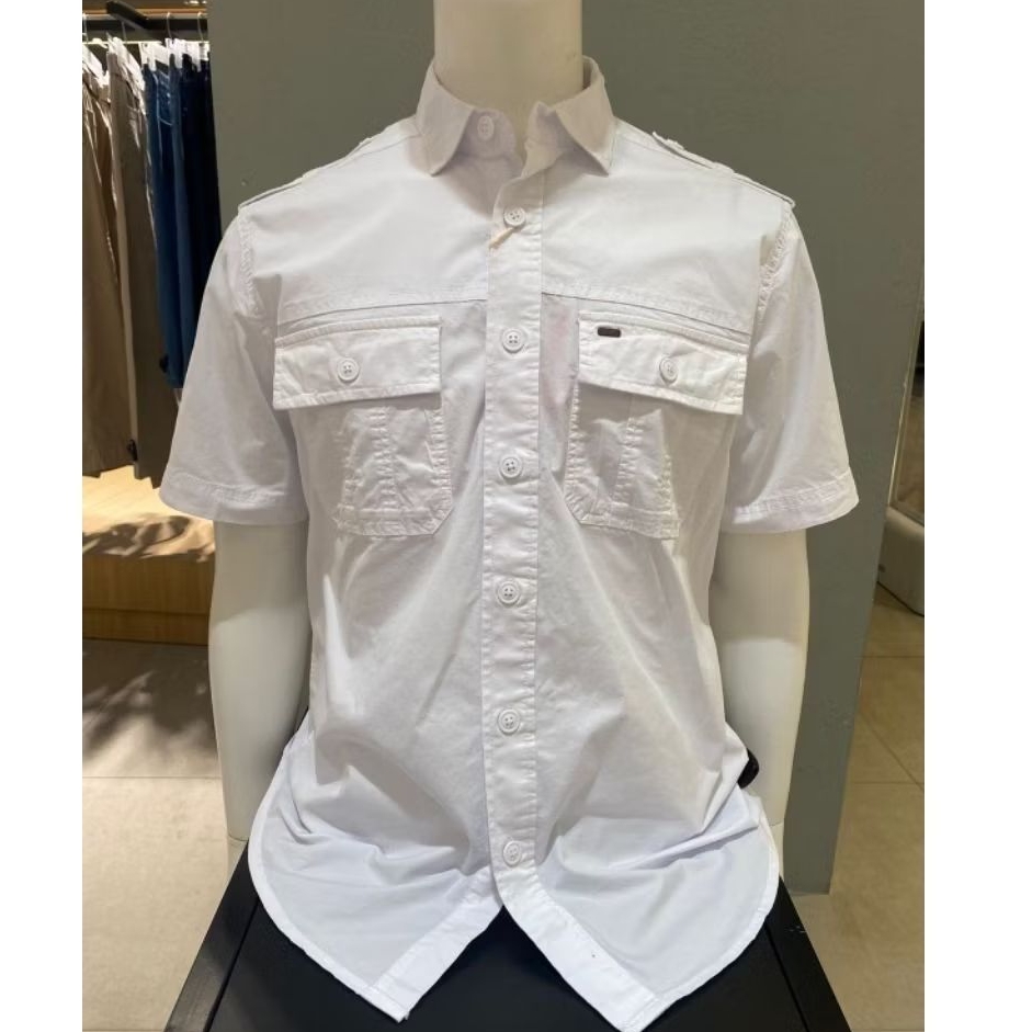 KEMEJA PRIA CARDINAL CARDINAL CASUAL ORIGINAL REGULER PUTIH