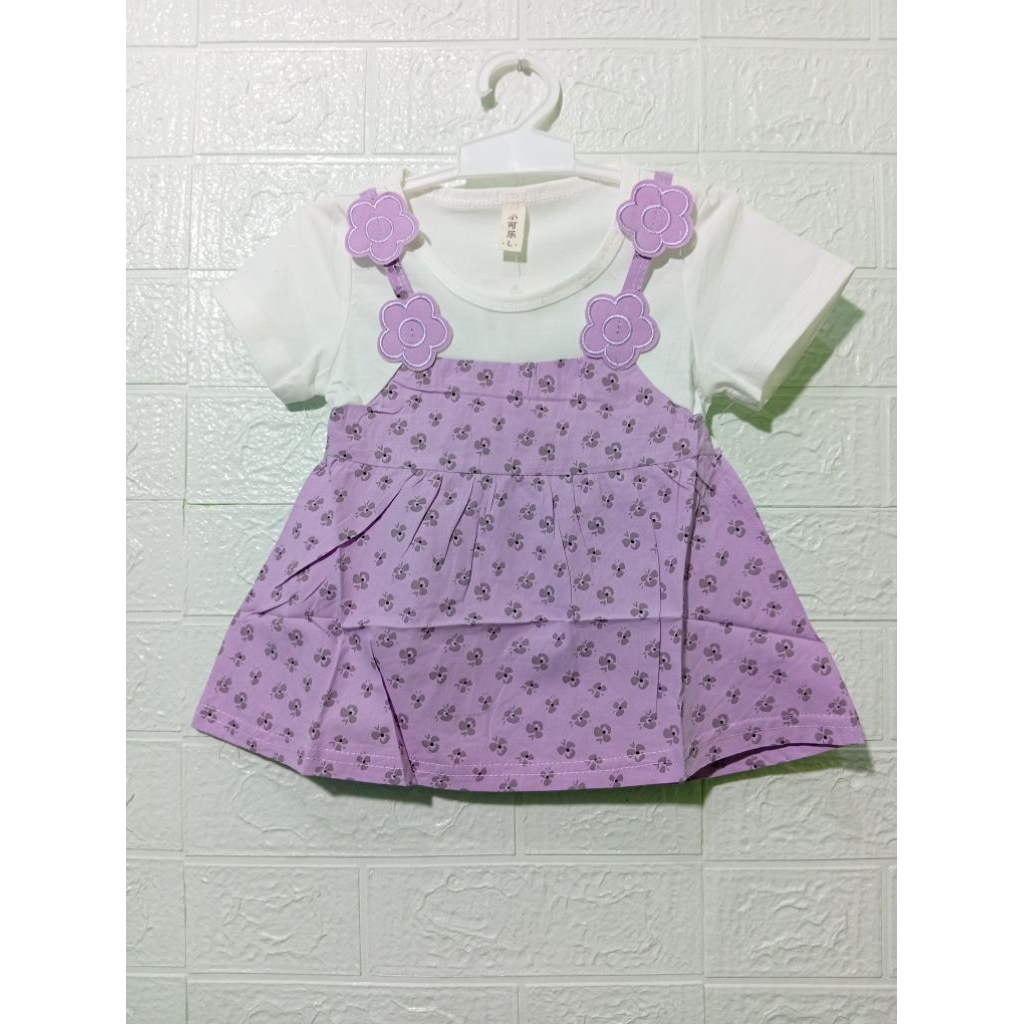 Dress anak Import Bunga-bunga Anak 1 Tahun - 2 tahun Code 231011 Dress anak perempuan