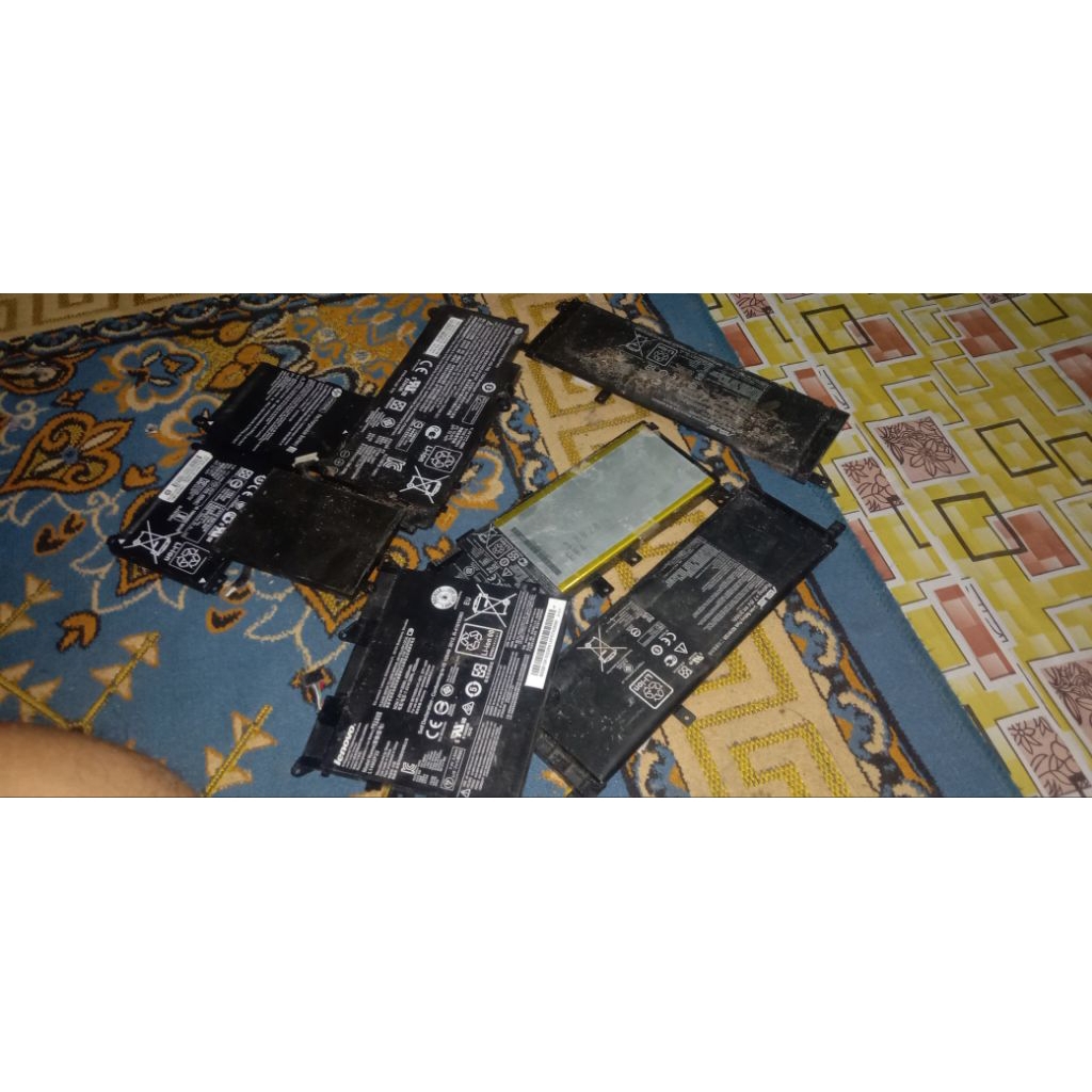 Batre bekas laptop Polimer/li ion