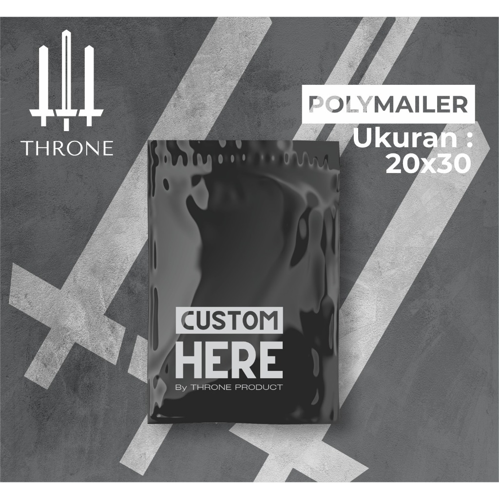 CUSTOM POLYMAILER + SABLON 20X30