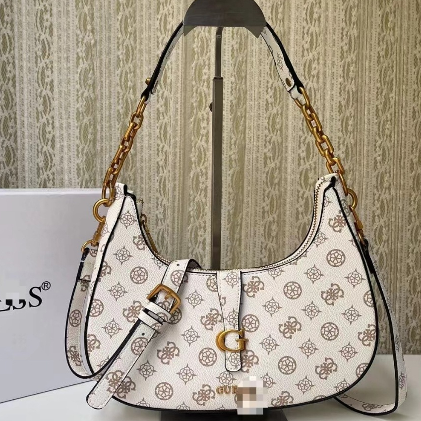 TAS WANITA GUESS ASLI IMPORT - WHITE