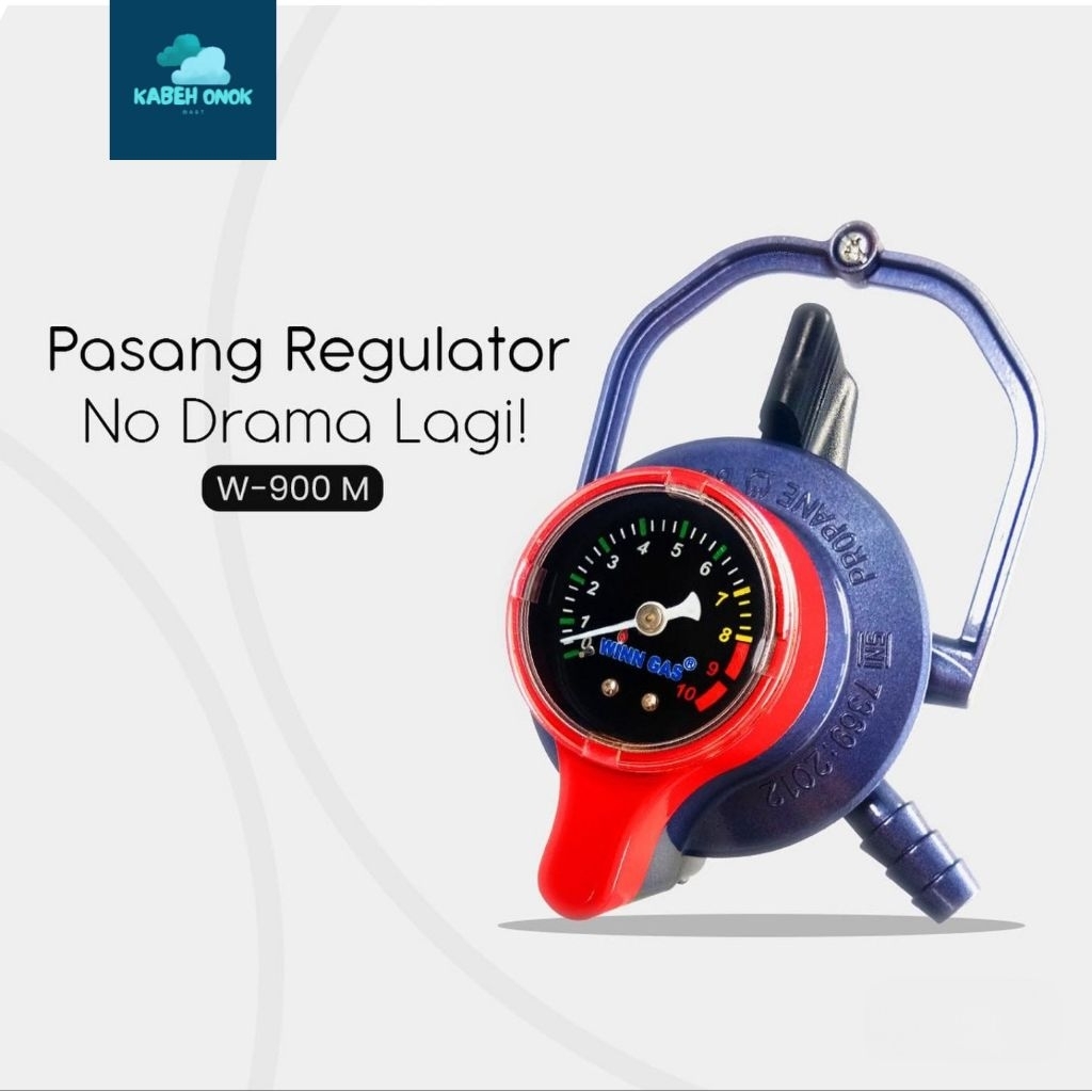 Regulator Gas Winn Gas W900 Pengunci Ganda / Winn Gas W900M W900 Meter