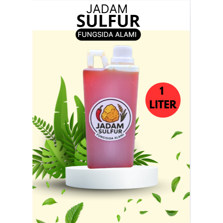 JADAM SULFUR 1 Liter cair | fungsida + bakterisida Alami | pestisida organik nopatek