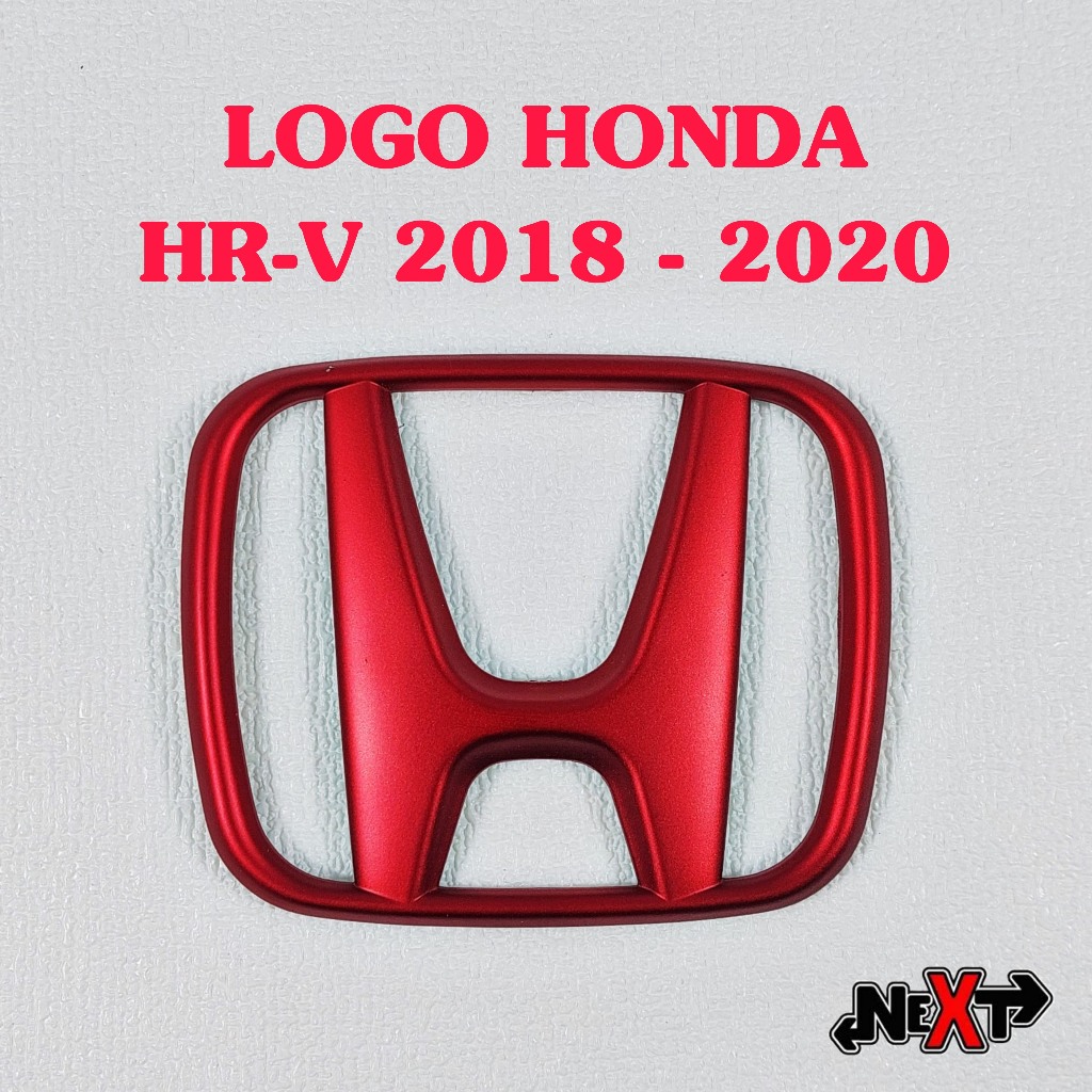 Emblem HRV/ Logo Honda HRV 2018 - 2020/ Logo Honda HRV Red Doff