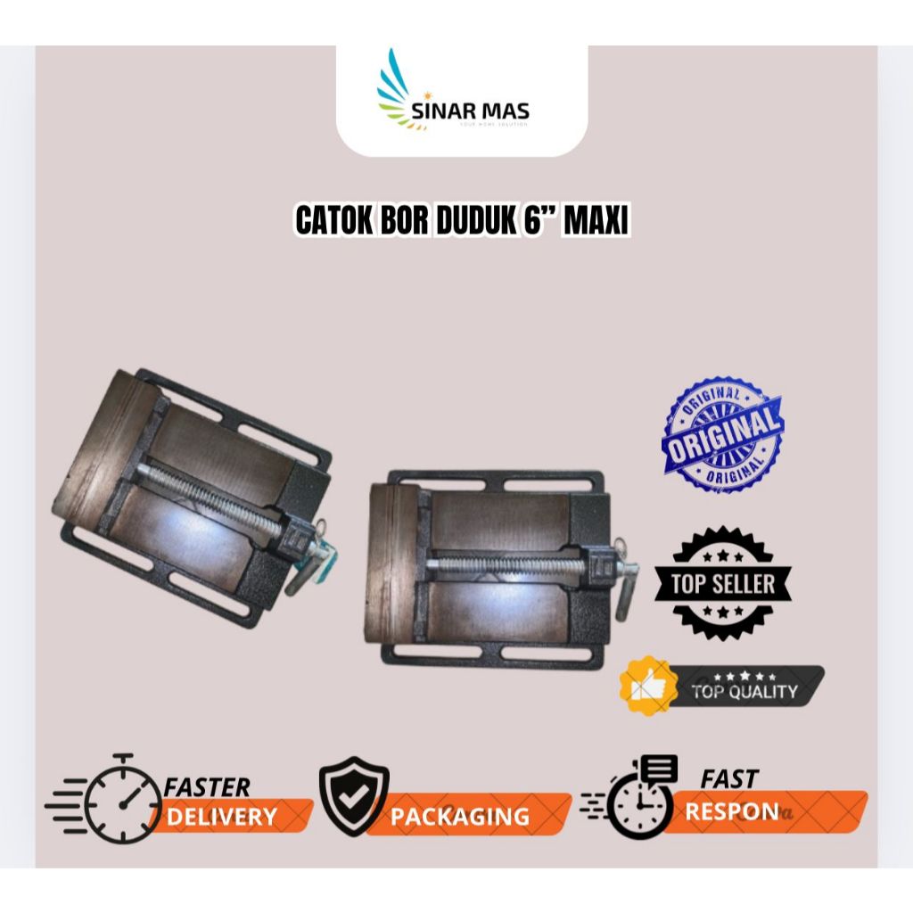 Catok Bor Duduk 3” Wipro/atok Bor Duduk Wipro 3 Inci (Drill Press Vise) - Ragum Penjepit Meja Bor
