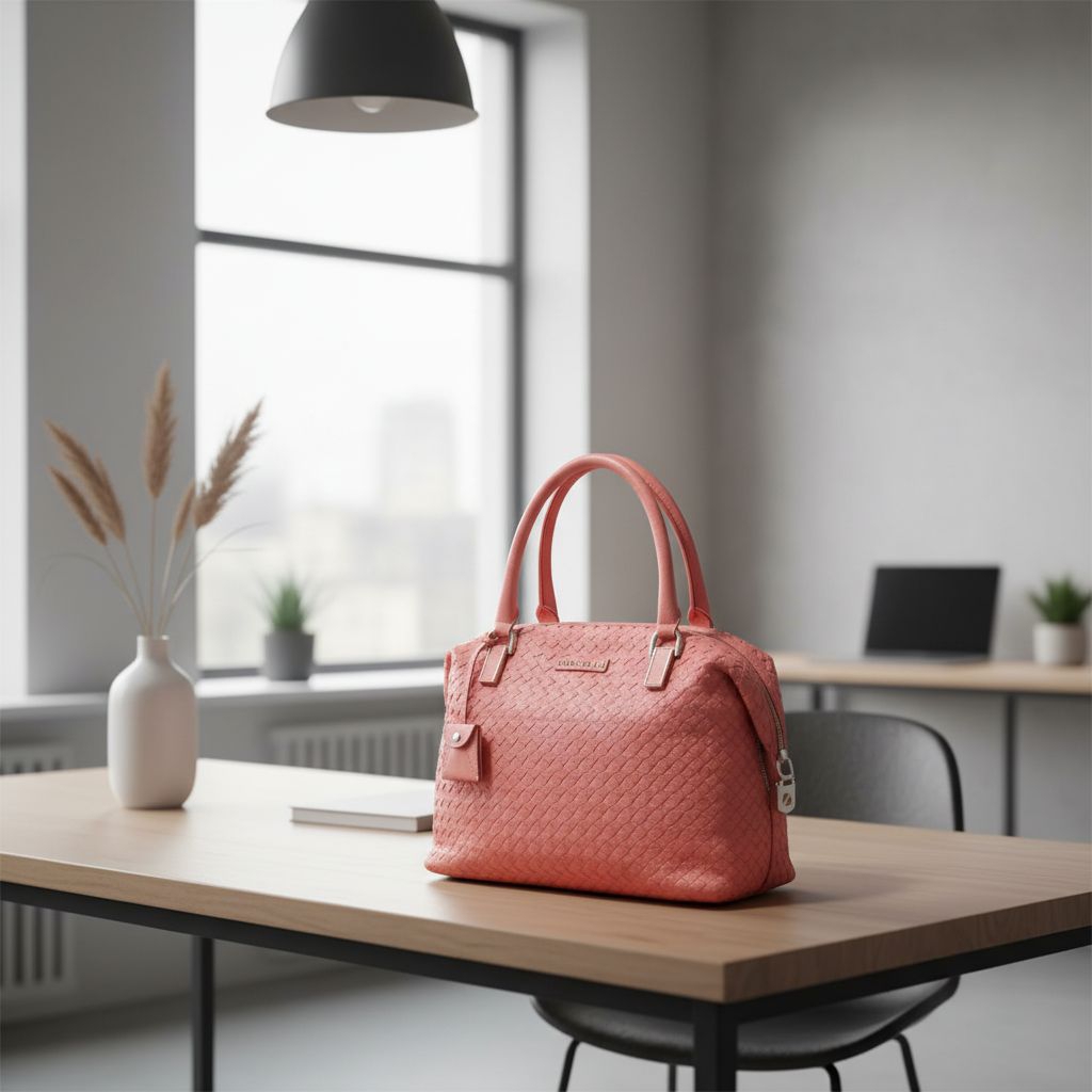 Tas Wanita Hand Bag Anyam Morgan de Toi Kulit Asli Second Branded