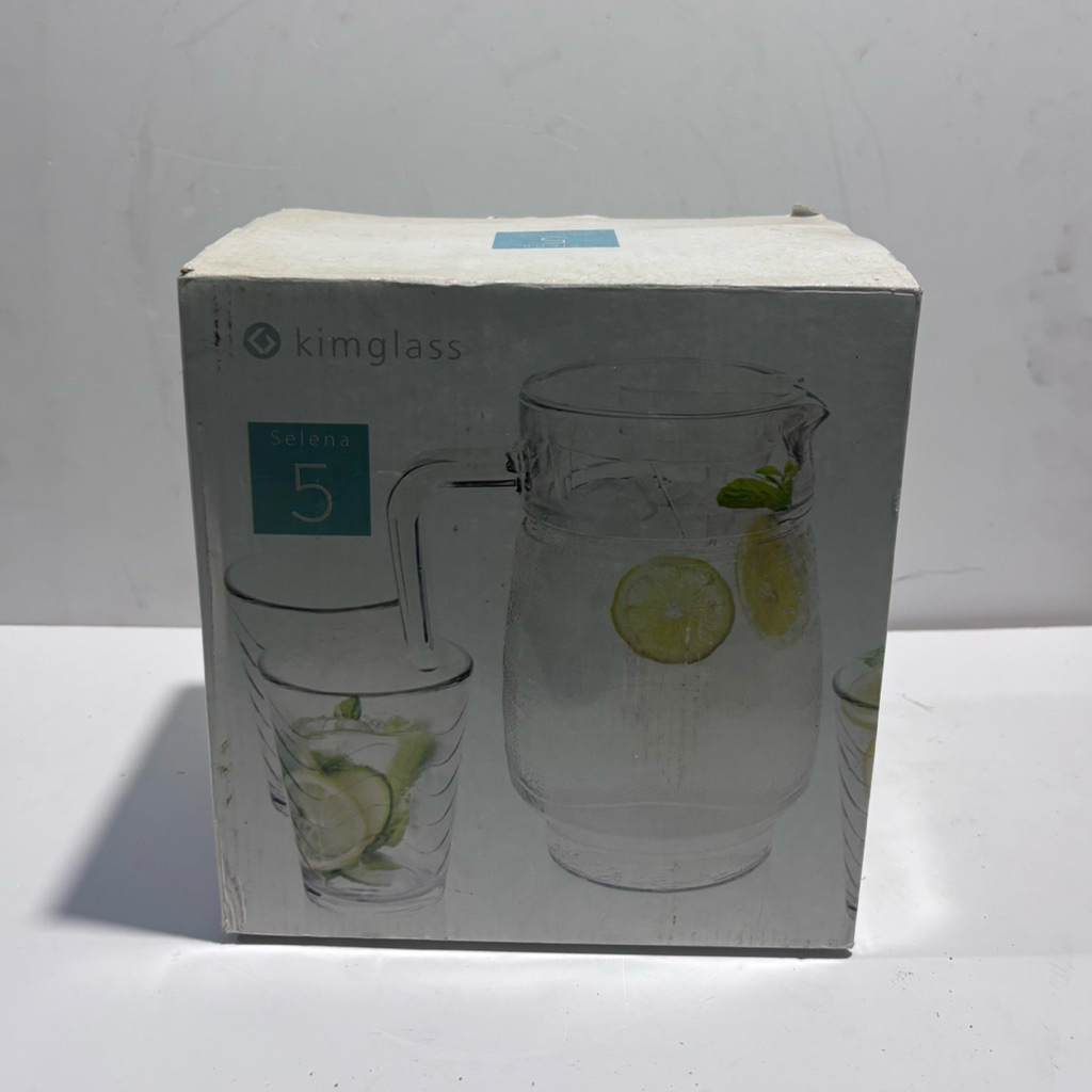 teko kaca teapot 1600 ml kimglass 5 in 1