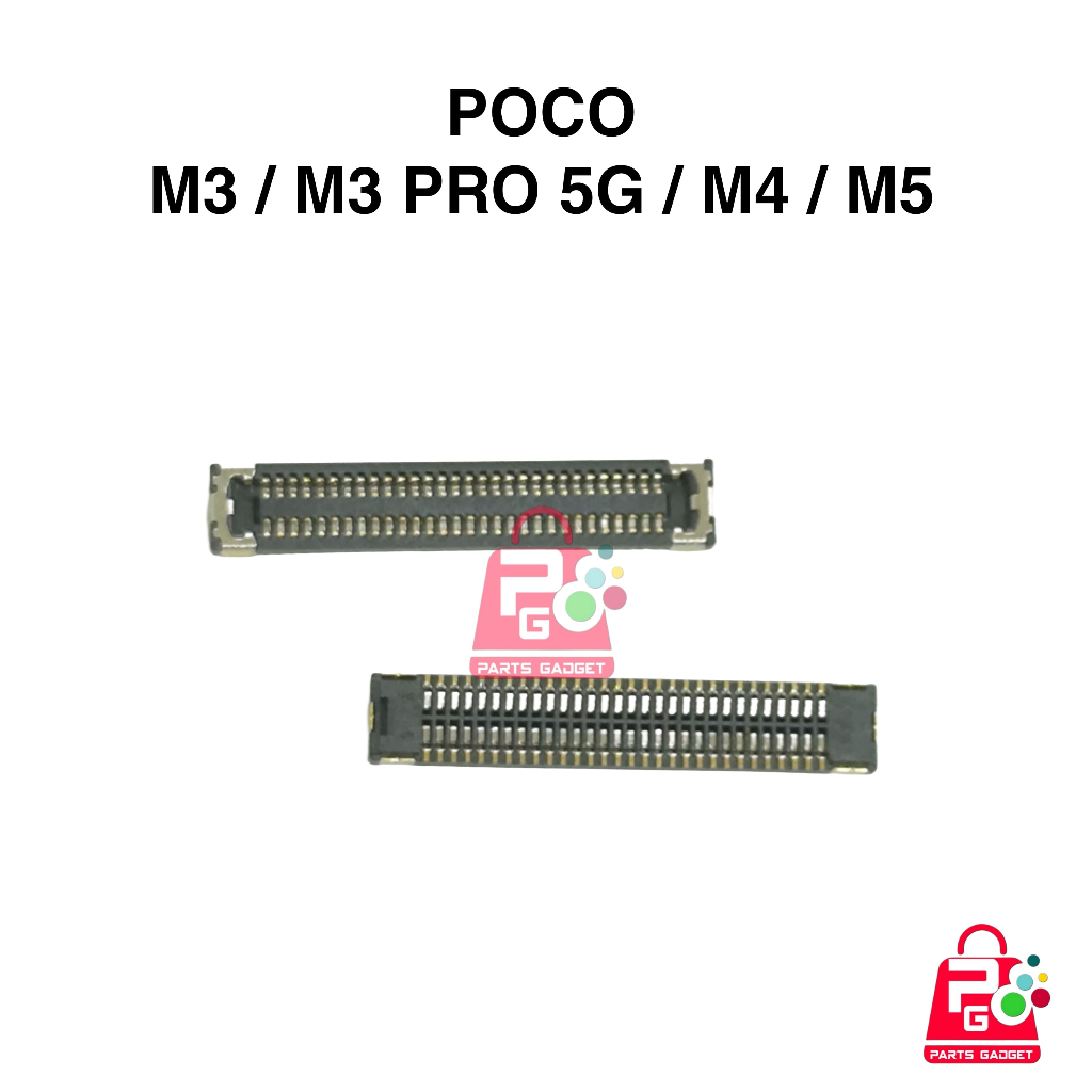 Soket Konektor Lcd Poco M3 M3 Pro 5G M4 M5 Soket Connector Di Mesin