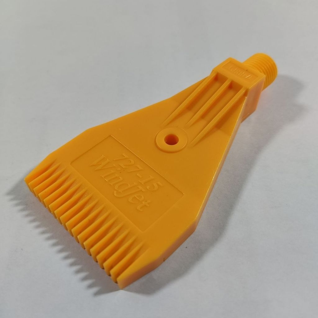 Wind Jet Compressed Air Nozzle / Air Blowing Flat Jet Nozzle ABS 1/4 BSPT