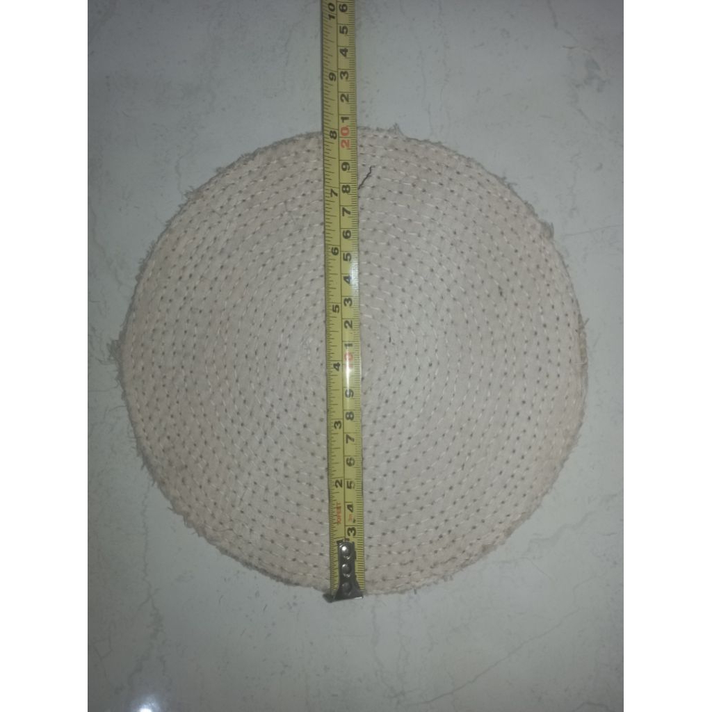 kain poles sisal 8 in 10 mm terbaik utk poles awalan