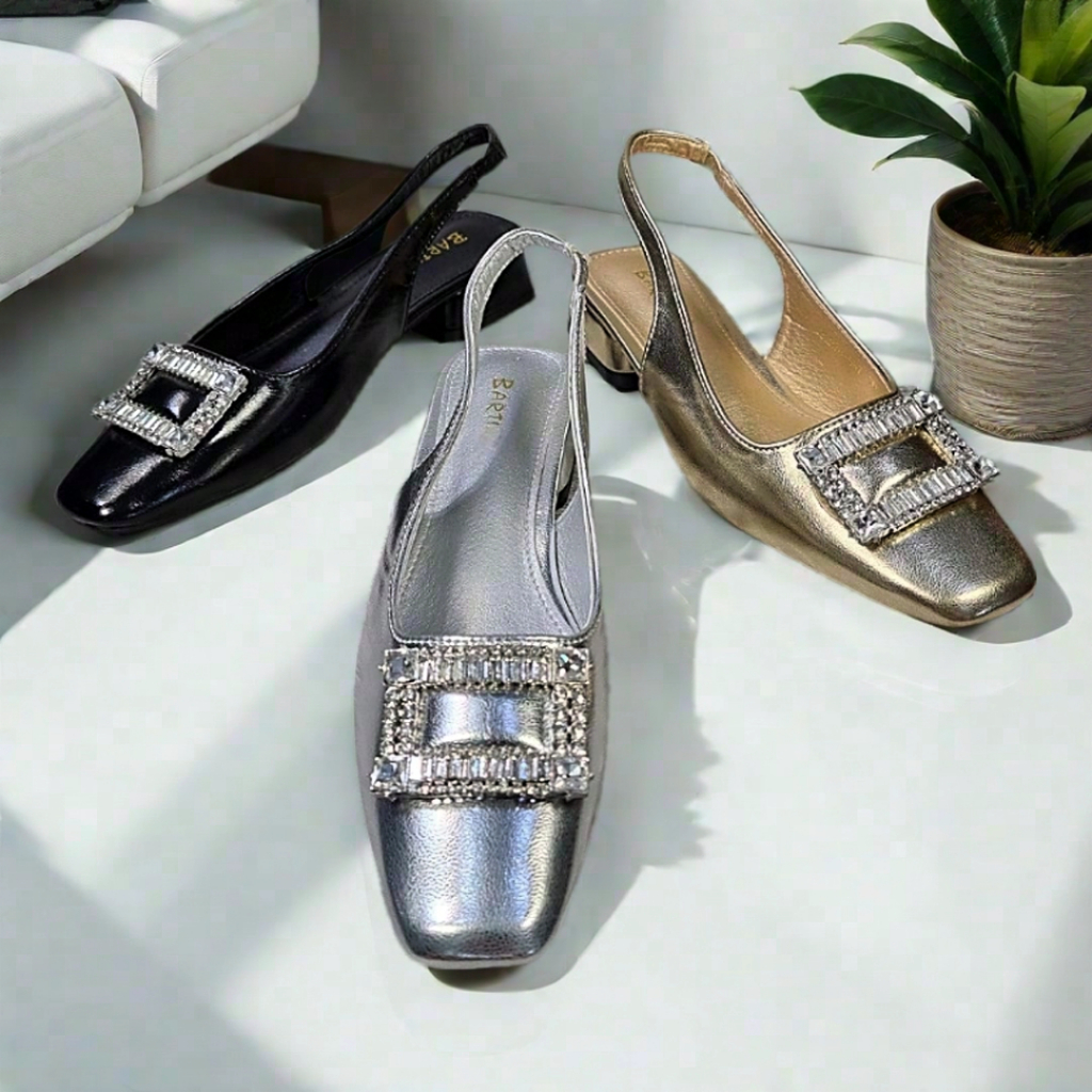 Sepatu wanita l pump shoes heels 3,5 cm cocok dipakai untuk pesta ( 4-4380/81/82 )