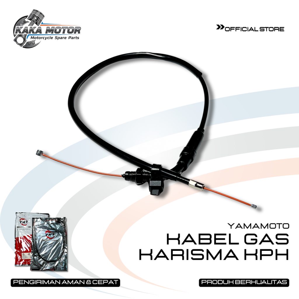 KABEL GAS KARISMA KPH YAMAMOTO - GAS MOTOR KHARISMA 125 TALI GAS KHARISMA KPH
