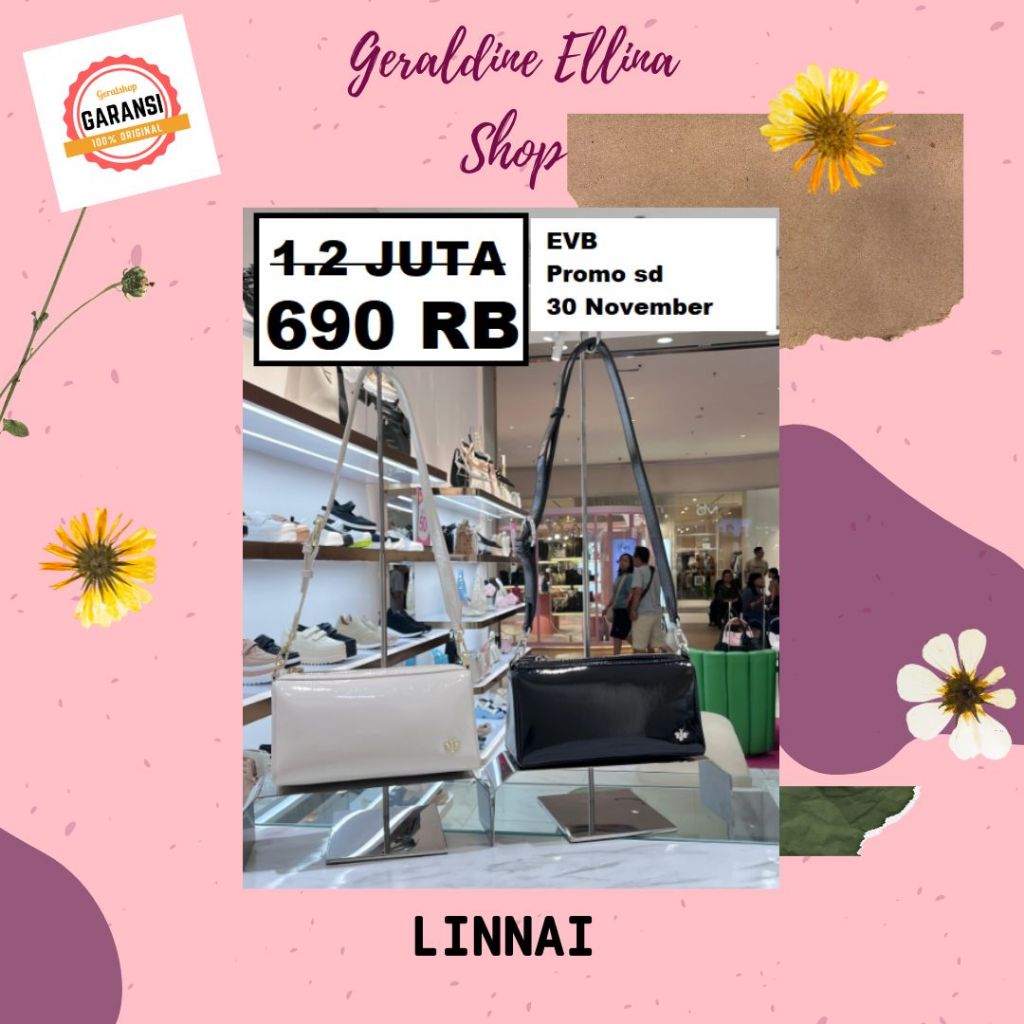 Tas selempang wanita EVB original sale seri LINNAI