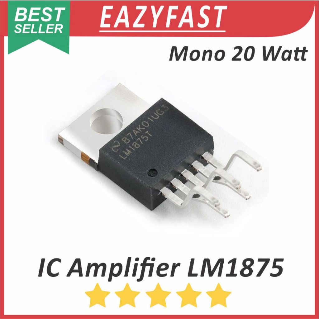 IC Audio Power Amplifier LM1875 LM 1875 Gain Clone Transistor Chip Ampli Speaker Aktif Sound System 