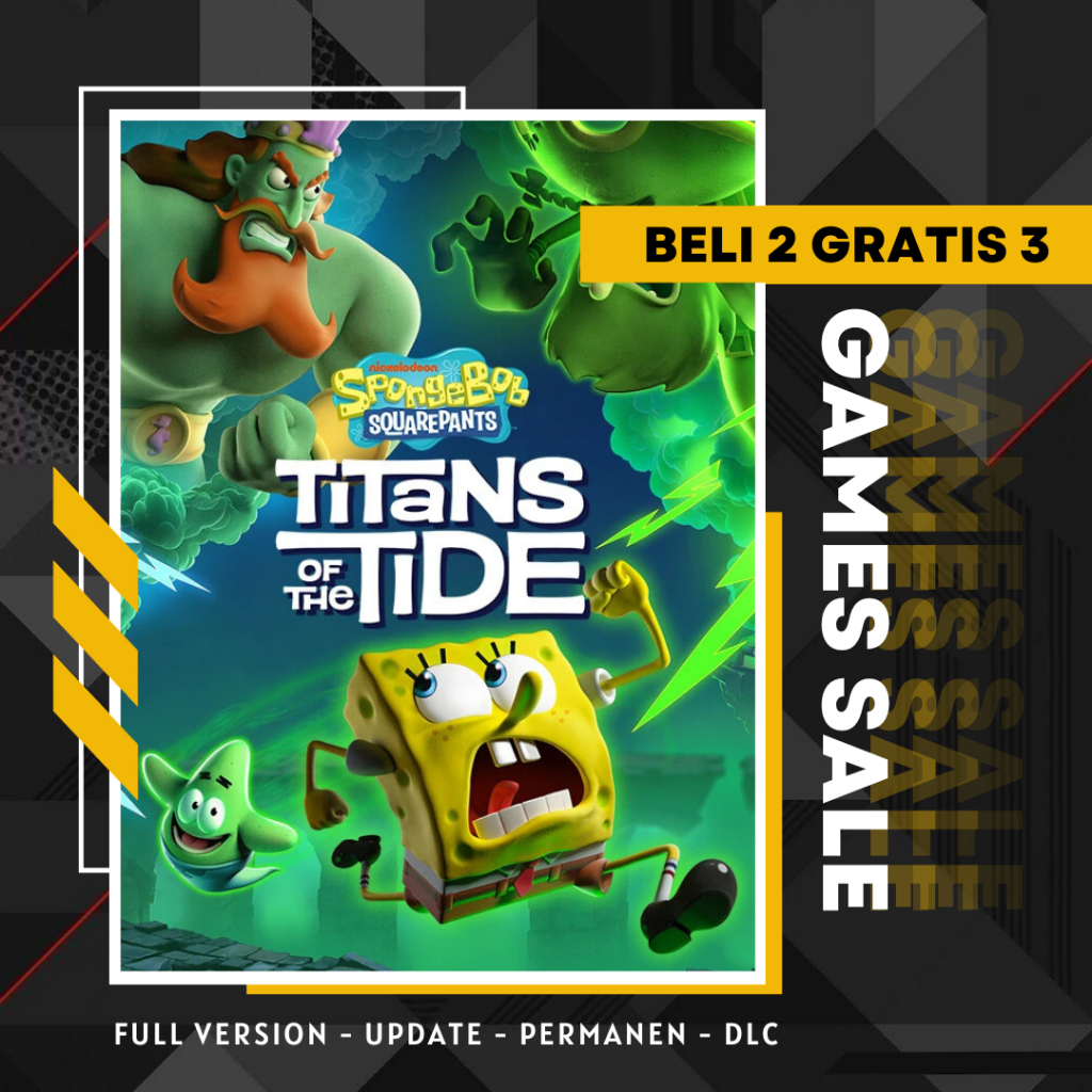 SPONGEBOB SQUAREPANTS TITANS OF THE TIDE - GAME PC - GAME LAPTOP - PC GAMES