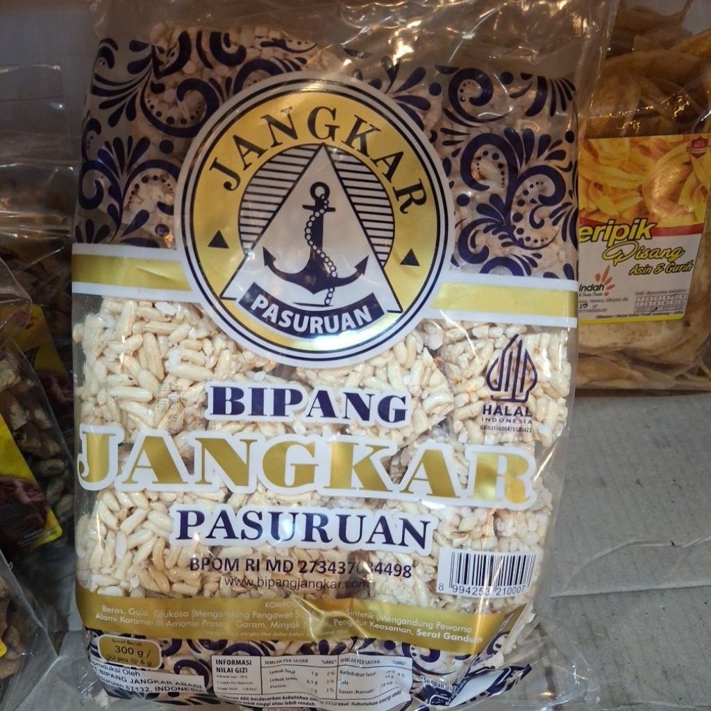 Bipang Jangkar Pasuruan 50 pcs / 300gr rasa ORIGINAL