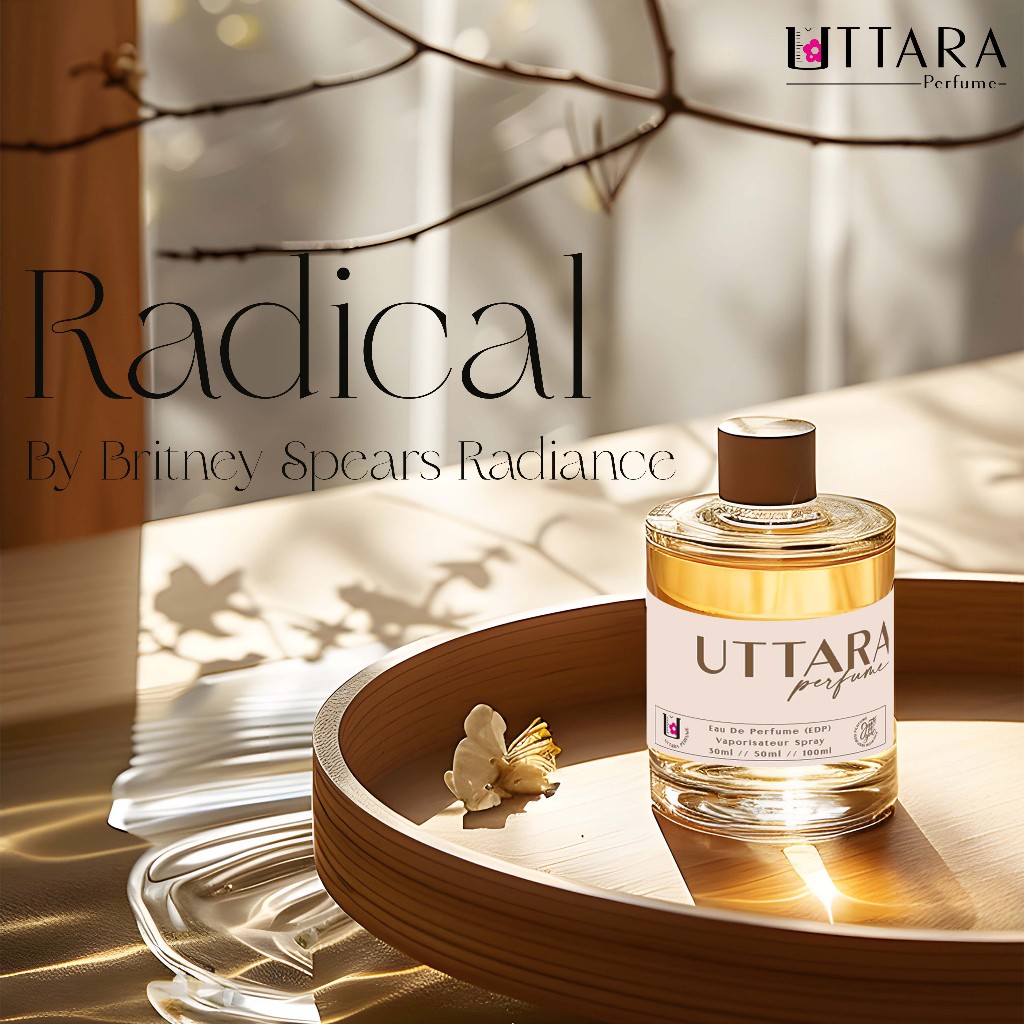 Parfum RADICAL 30ml / 50ml / 100ml Uttara Parfum Refill ( BRITNEY SPEARS RADIANCE )