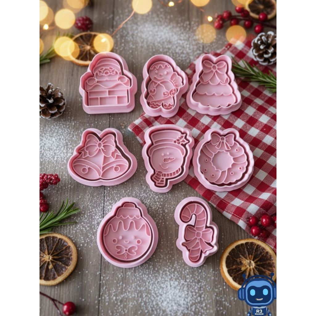 Cookies Cutter / Cetakan Playdoh / Cetakan kue kering / Cetakan Cookies Natal