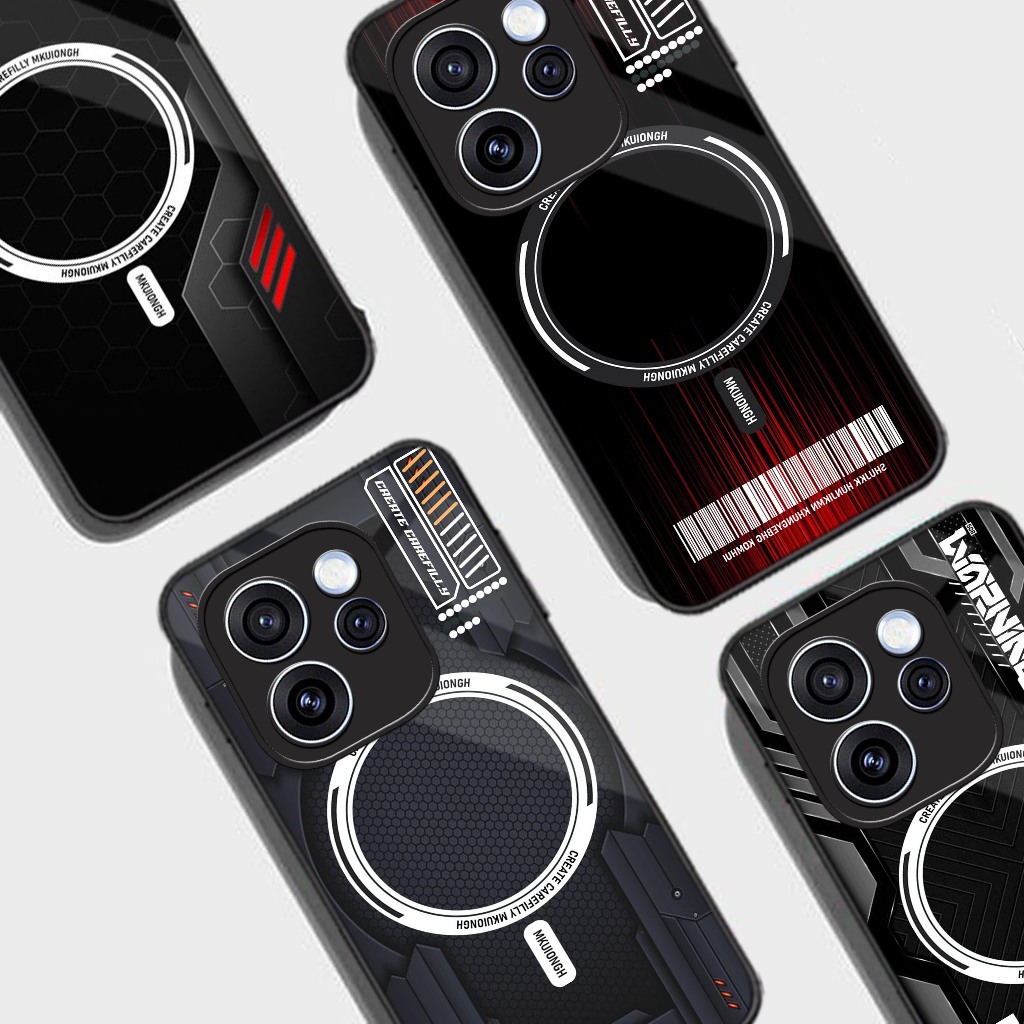 [SK134] Softcase Glass For RENO 15 TERBARU - Case Handphone - Casing Handphone - Kesing Handphone