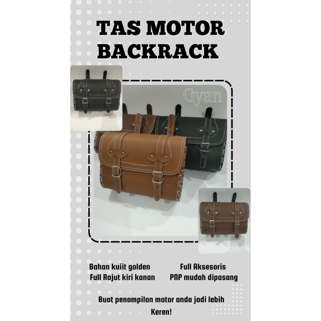 Tas bagasi Back Rack  motor listrik/vespa/T3/ smooth zuzu danlain lain