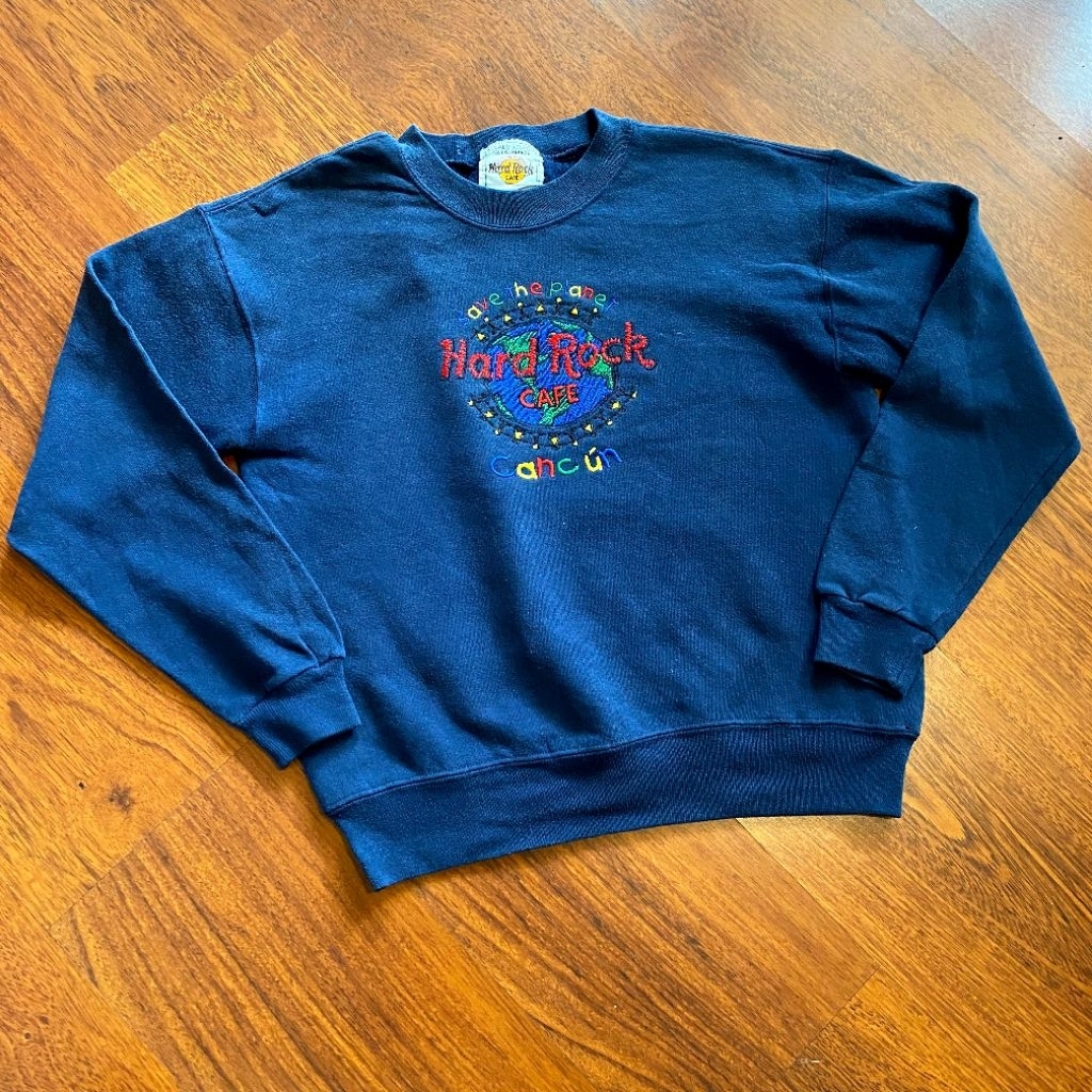 Crewneck vintage Hard rock cafe cancun original