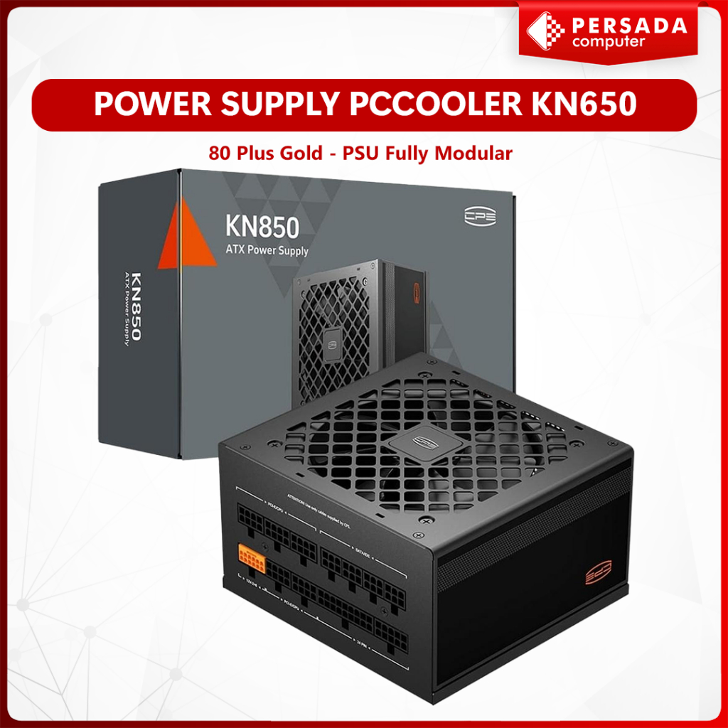 Power Supply PCCOOLER KN650 650W | KN750 750W | KN850 850W ATX 3.1 80 Plus Gold - PSU Fully Modular