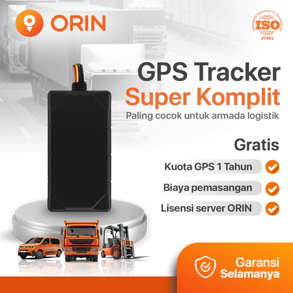 ORIN OBU F GPS Tracker Pelacak Lokasi Mobil Jarak Jauh Anti Maling - Relay Sensor & Lacak Lokasi Via