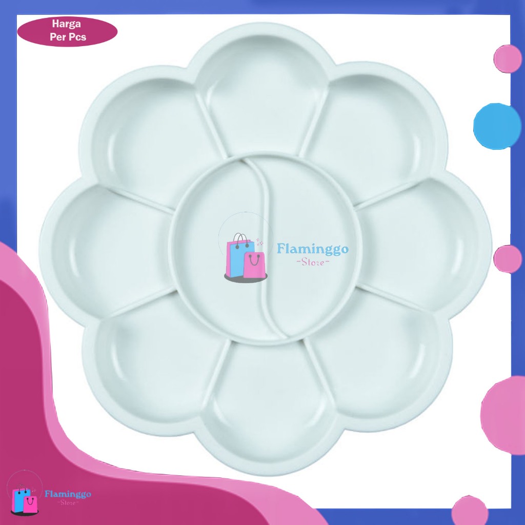 Palet Palette Lukis JOYKO Tempat Cat Air Poster Minyak Acrylic Plastik PLT-115 Emboss Tebal