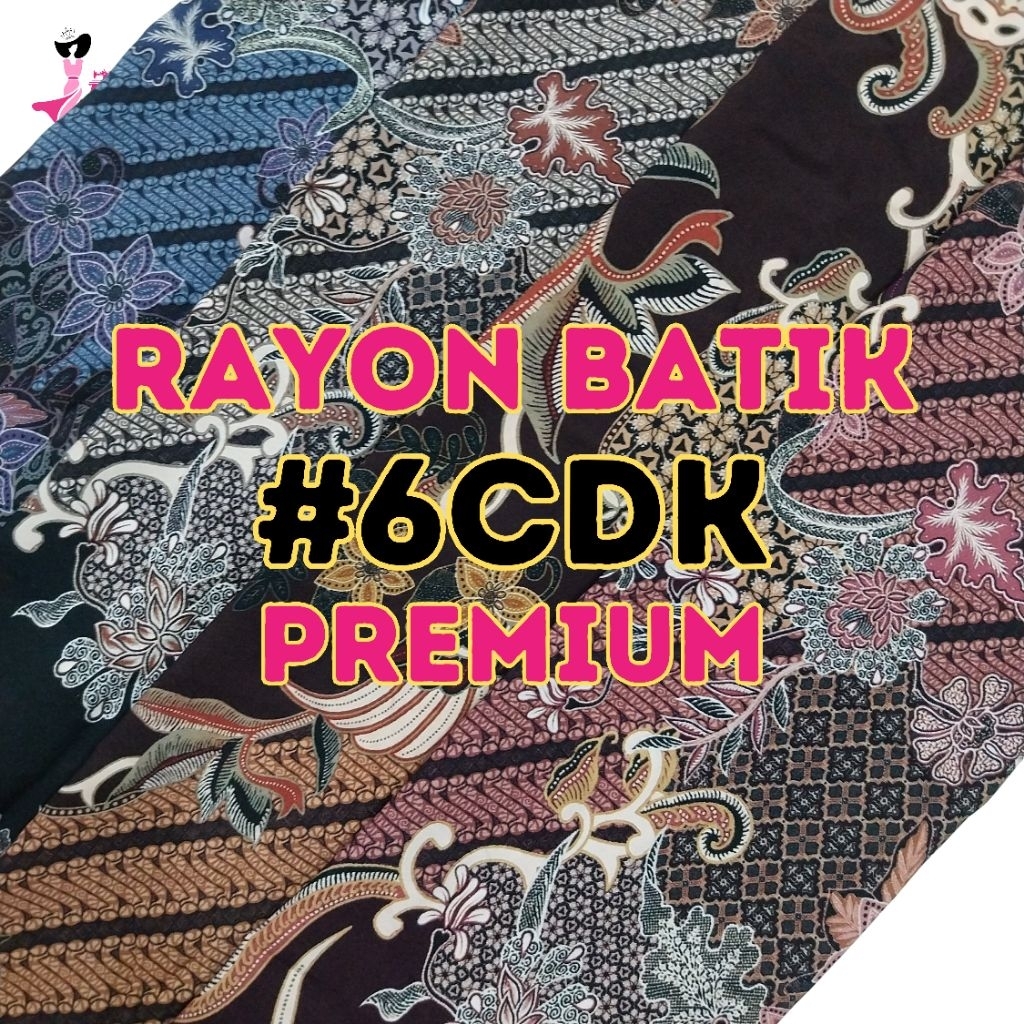 [BATIKCDK]  rayon viscose premium / rayon viscose batik / rayon viscose / kain viscose gamis / ain r