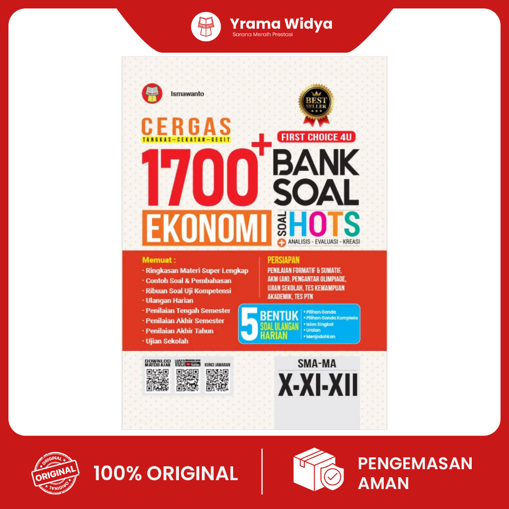 Yrama Widya - Cergas 1700+ Bank Soal Ekonomi Untuk SMA-MA Kelas X-XI-XII