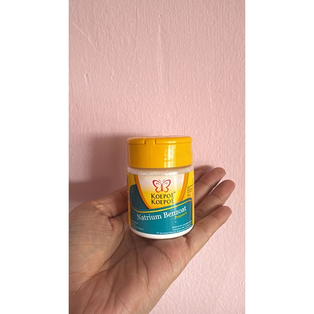 NATRIUM BENZOAT KOEPOE. PENGAWET NATRIUM BENZOAT KOEPOE PER BOTOL