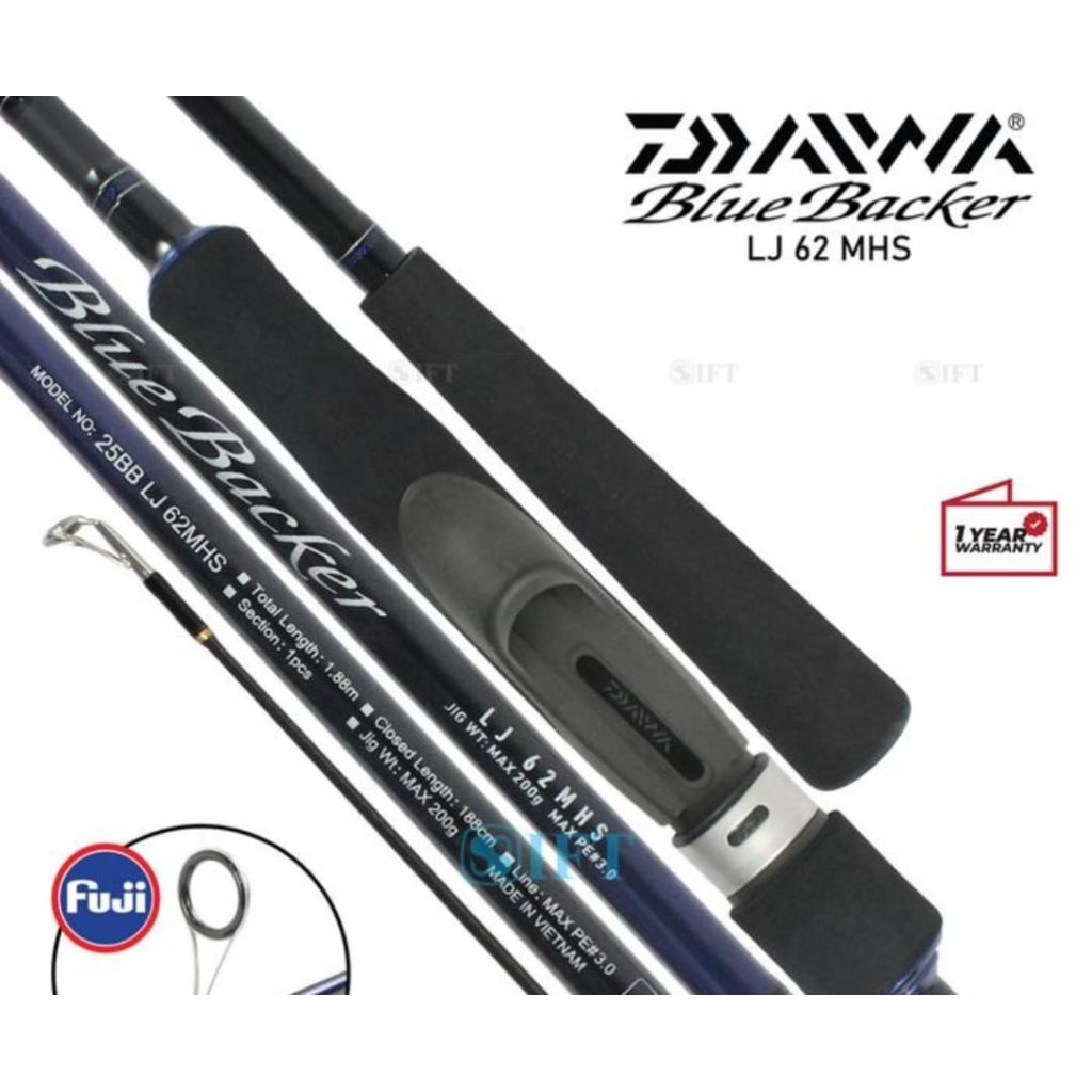 Joran DAIWA BLUE BACKER TIPE ONE PIECE SPINNING & CASTING